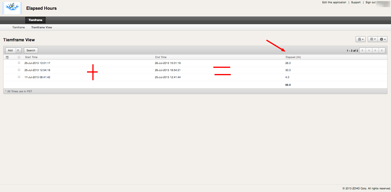 How to calculate the elapsed time between two DateTime fields